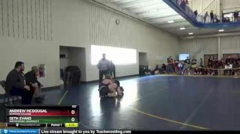 157 lbs Cons. Round 2 - Andrew McDougal, Roanoke College vs Seth Evans, Waynesburg University