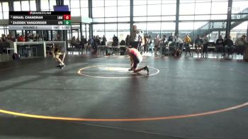145 lbs Round 2 - Israel Chandran, LMWC vs Zaddek VanGorder, Center Point Urbana