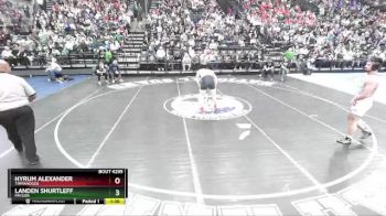 190 lbs Semifinal - Landen Shurtleff, Payson vs Hyrum Alexander, Timpanogos