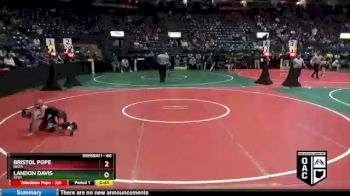 60 lbs Cons. Semi - Bristol Pope, BOZA vs Landon Davis, SYD1