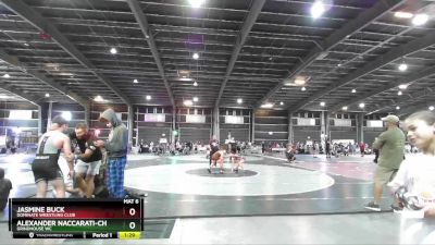 95 lbs Round 2 - Alexander Naccarati-Cholo, Grindhouse WC vs Jasmine Buck, Dominate Wrestling Club