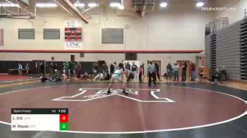 126 lbs Semifinal - Logan Erb, Lampeter Strasburg vs Matt Repos, Central Dauphin