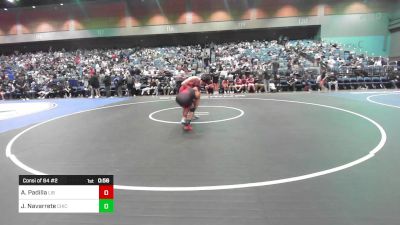 132 lbs Consi Of 64 #2 - Alexandros Padilla, Liberty vs Johny Navarrete, Chico