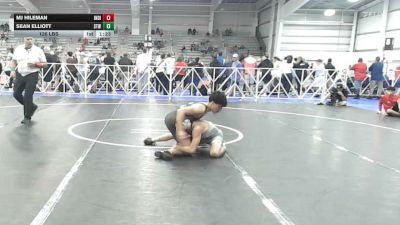126 lbs Round Of 64 - MJ Hileman, Indiana Outlaws White - HSB vs Sean Elliott, Shore Thing Surf - HSB