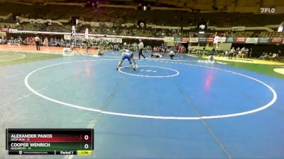 120 lbs Champ Round 1 (16 Team) - Cooper Wenrich, Nazareth vs Alexander Panos, Deep Run