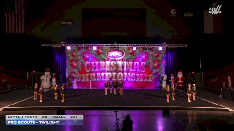 Pro Scouts - TWILIGHT [2025 L1 Youth - D2 - Small Day 1] 2025 Cheer Power Holiday Showdown Houston