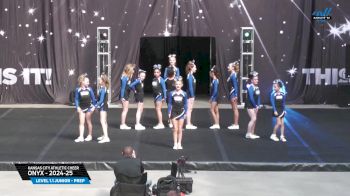 Kansas City Athletic Cheer - ONYX - 2024-25 [2025 L1.1 Junior - PREP Day 1] 2025 The U.S. Finals Des Moines