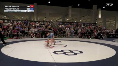50 kg Champ. Rd Of 16 - Kaelani Shufeldt, Cardinal WC vs Felicity Taylor, Titan Mercury Wrestling Club (TMWC)