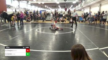 46 lbs Consolation - Grayson Gregory, Backyard Brawlers vs Hunter Butler, Strong House Wrestling