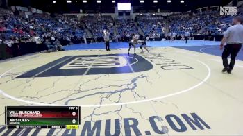 5A - 126 lbs Semifinal - AB Stokes, Newton vs Will Burchard, Lenexa-St. James Academy