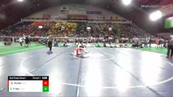 G 145 lbs 3rd Place Match - Kylie Hulse, Grace (Girls) vs Zoe Fries, Kuna (Girls)