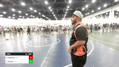 46 lbs Consi Of 8 #1 - Roman Rosales, Tucson Cyclones vs Ivan Zavala, Team Coalinga