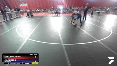 138 lbs Cons. Round 2 - Otto Anglemyer, Wisconsin vs Jonah Berg, Wisconsin