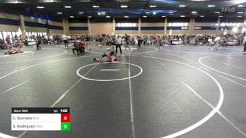 137 lbs Round Of 16 - Coen Burrows, Boulder City Wrestling vs Sebastian Rodriguez, Coachella Valley WC