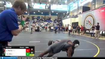 165 lbs 3rd Place Match - Kobe Ellis, Good Counsel vs Leo Marks, McDonogh School