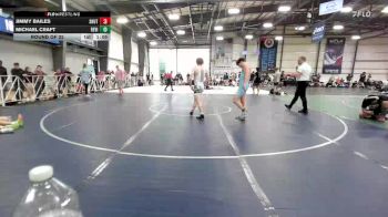 152 lbs Round Of 32 - Jimmy Bailes, Team Shutt Garnett Trained vs Michael Craft, Revival Orange