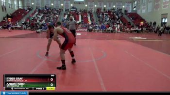 190 lbs Quarters & Wb (16 Team) - Ryder Gray, Hewitt-Trussville vs Aaron Farish, Oak Mountain