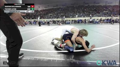 126 lbs Round Of 32 - Dastan Dollarhide, Tonkawa Takedown Club vs Tucker Layne, Midwest City Bombers Youth Wrestling Club