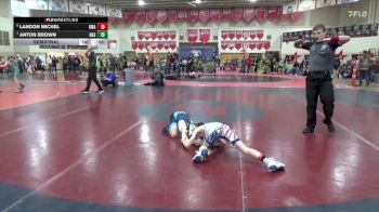 70 lbs Semifinal - Anton Brown, Hastings vs Landon Michel, Summit Wrestling Academy