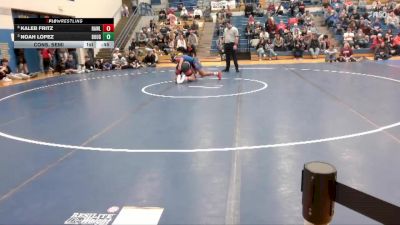 190 lbs Cons. Semi - Kaleb Fritz, Rawlins vs Noah Lopez, Douglas