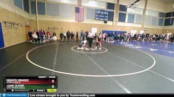 110lbs Cons. Round 3 - Lexie Oliver, Lake Stevens (Girls) vs Grayce Mendez, Othello (Girls)