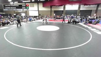 115 lbs 1st Place Match - Lauren McHam, Canyon Randall vs Zaliyah Rodriguez, Lubbock Cooper