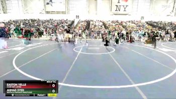 53 lbs Quarterfinal - Easton Yelle, Club Not Listed vs Ahmad Syed, Buffalo Nomads Wrestling
