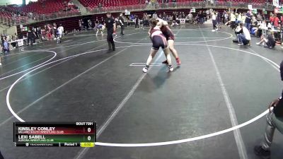 165 lbs Cons. Semi - Kinsley Conley, Millard South Wrestling Club vs Lexi SaBell, Aurora Wrestling Club