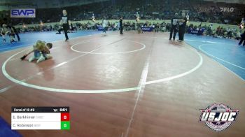 55 lbs Consi Of 16 #2 - Eric Barkhimer, Choctaw Ironman Youth Wrestling vs Chandler Robinson, Best Trained