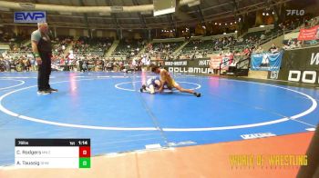 76 lbs Quarterfinal - Cameron Rodgers, MN Elite vs Andrew Taussig, Greater Heights Wrestling