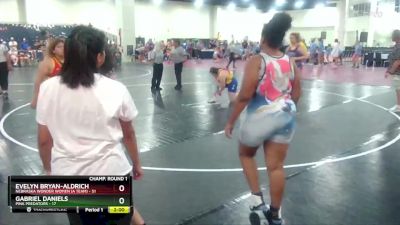 235 lbs Champ Round 1 (16 Team) - Gabriel Daniels, Pink Predators vs Evelyn Bryan-Aldrich, Nebraska Wonder Women (A Team)