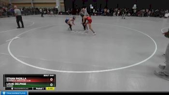 113 lbs Cons. Round 4 - Ethan Padilla, Silverback Wrestling Club vs Louie DelPage, Illinois