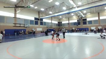 105lbs Champ. Round 1 - Gabriella Anderson, Timberline (Girls) vs Chloe Bradley, Cleveland (Girls)