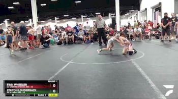 72 lbs Round 1 (8 Team) - Colton Louderback, PA Alliance Red vs Finn Wheeler, U2 Upstate Uprising Red