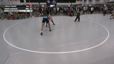 150 lbs Cons. Rd Of 32 - Wesley Davies, Oklahoma vs Renzo Lubuguin, Mile High Wrestling Club
