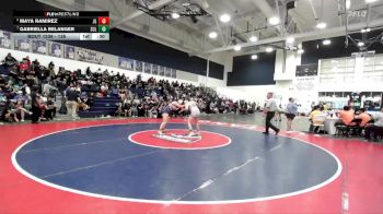 135 lbs Cons. Round 2 - Gabriella Belanger, Sultana vs Maya Ramirez, John Glenn