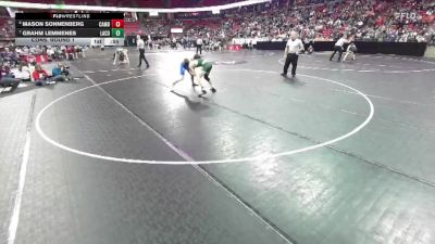 D3-144 lbs Cons. Round 1 - Mason Sonnenberg, Cambridge vs Grahm Lemmenes, Laconia