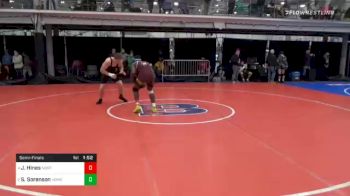 220 lbs Semifinal - Jayshon Hines, North Babylon HS vs Sam Sorenson, Homer