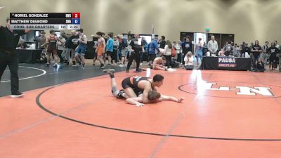 144 lbs Cons. Sub-quarters - Noriel Gonzalez, Southside Wrestling Club vs Matthew Diamond, Savage Wrestling Academy