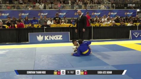 Easa Aziz Adam vs Donovan Thanh Ngo 2026 Pan Kids Jiu-Jitsu IBJJF Championship
