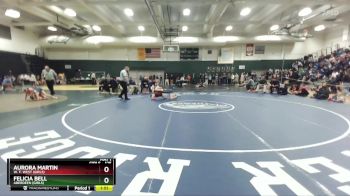 125 lbs Semifinal - Felicia Bell, Aberdeen (Girls) vs Aurora Martin, W. F. West (Girls)