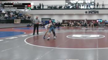 120 lbs Quarters & 1st Wb (16 Team) - Ethaen Shroyer, Bremen vs Cruz Floyd, Elbert County