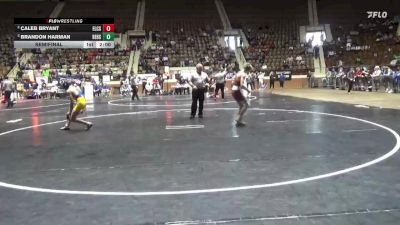 5A 120 lbs Semifinal - Brandon Harman, Beauregard HS vs Caleb Bryant, Elmore County School