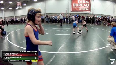 49 lbs Cons. Round 3 - Gabe Bradley, Riverheads Youth Wrestling vs Caston Kendrick, New Kent