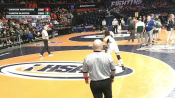 1A 132 lbs Cons. Semi - Dawson Hawthorne, Belleville (Althoff Catholic) vs Landon Blanton, Sterling (Newman Central Catholic)