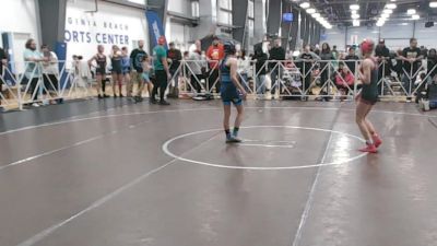 92 lbs Round 4 (2:15pm Saturday) - Regan Weismiller, Lady Rangers vs Gabrielle Brady, Maryland Gold