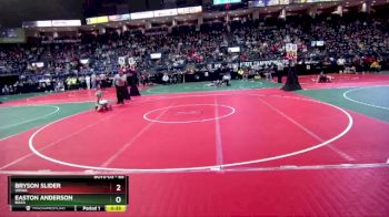 85 lbs Cons. Round 2 - Easton Anderson, BOZA vs Bryson Slider, WEWA