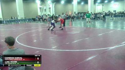 175 lbs Placement - Luke Moore, The Firemen Blue vs Cameron Dorval, Youth Impact Center Blue