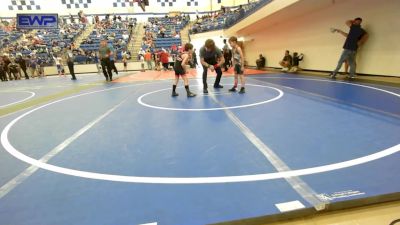 46-49 lbs Consolation - Kadrian Chuculate, Coweta Tiger Wrestling vs Lane Powell, Verdigris Youth Wrestling