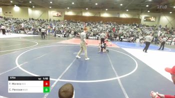 57 lbs Rr Rnd 2 - Fitz Moreno, Red Wave WC vs Cameron Penrose, Bozeman WC